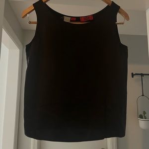 Valentino NIGHT Vintage Black Tank Top Size 8